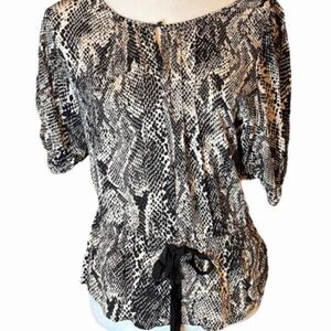 Express Snake Skin Shirt Size Medium